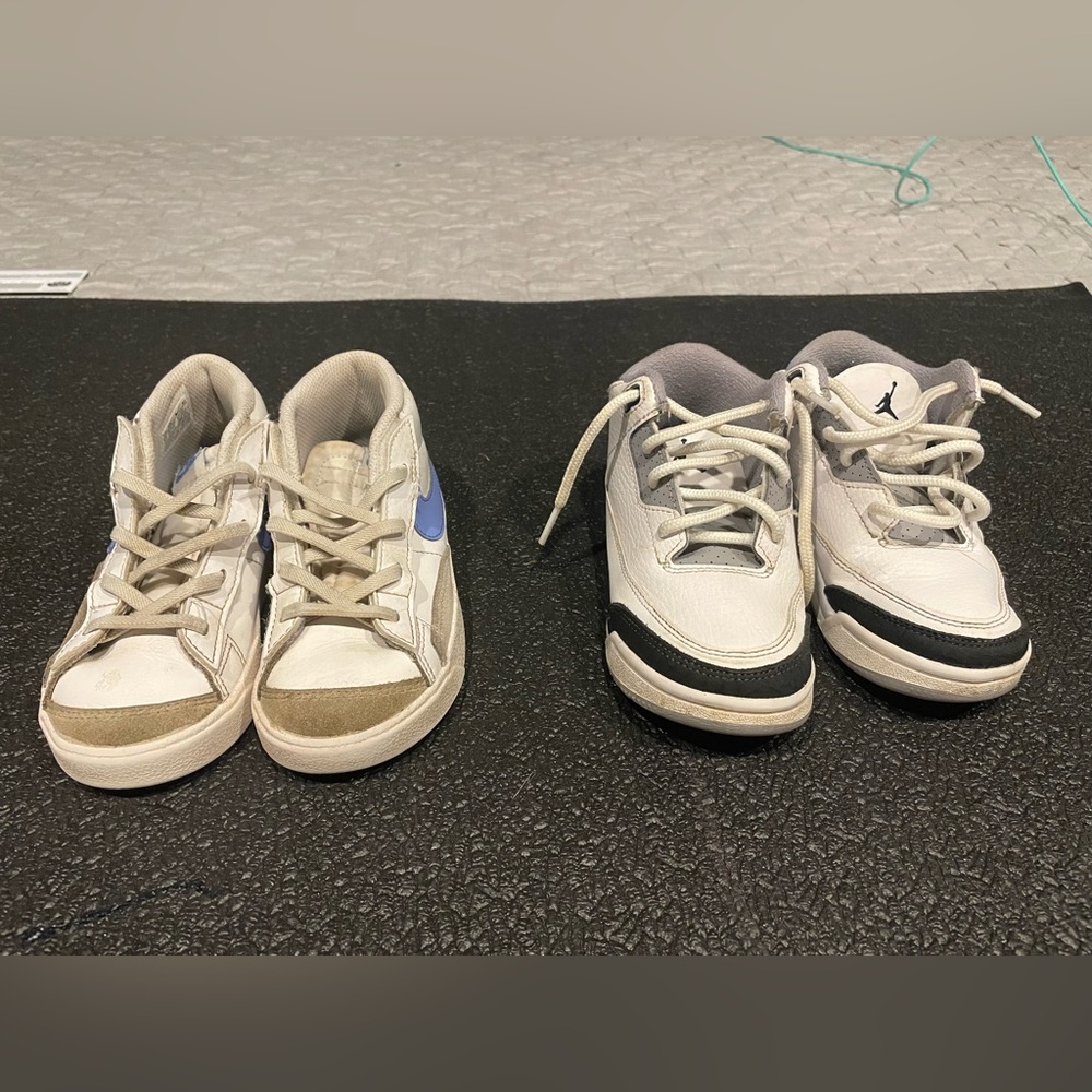 (2) Pairs of Air Jordan / Nike Blazers Little Kids Sneakers